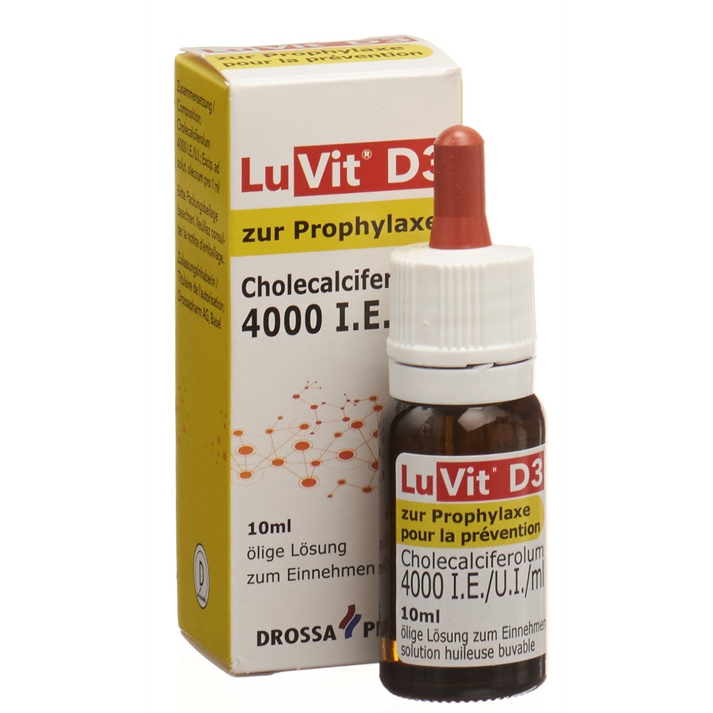 LUVIT Cholecalciferolum ölige Lösung Lös 4000 IE/ml zur Prophylaxe Fl 10 ml