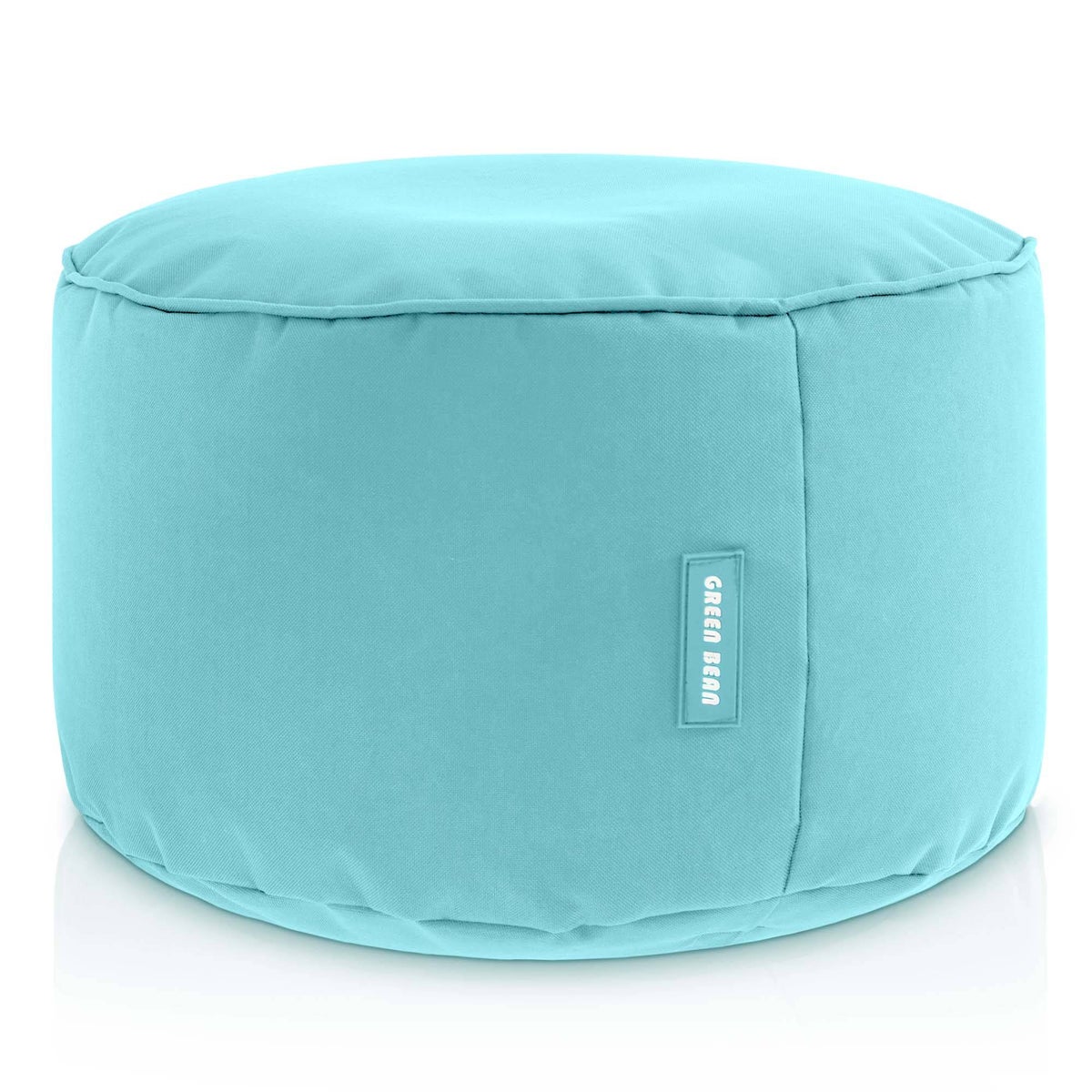 Green Bean Zitzakkruk 45x25cm met EPS-korrelvulling - Voetenbankje, Voetkussen, Zitpoef voor Zitzakken - Vloerkussen voor Kinderen en Volwassenen - Voetsteun, Zitkussen, Kruk, Aquamarijn