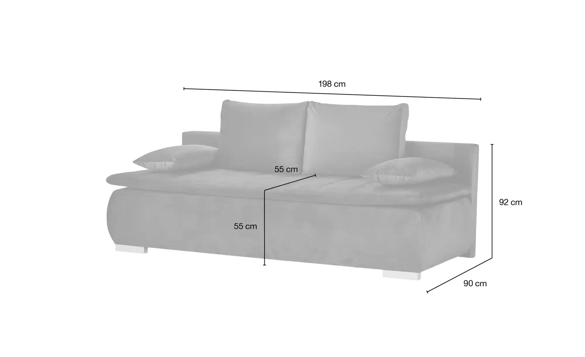 smart Schlafsofa Leonie