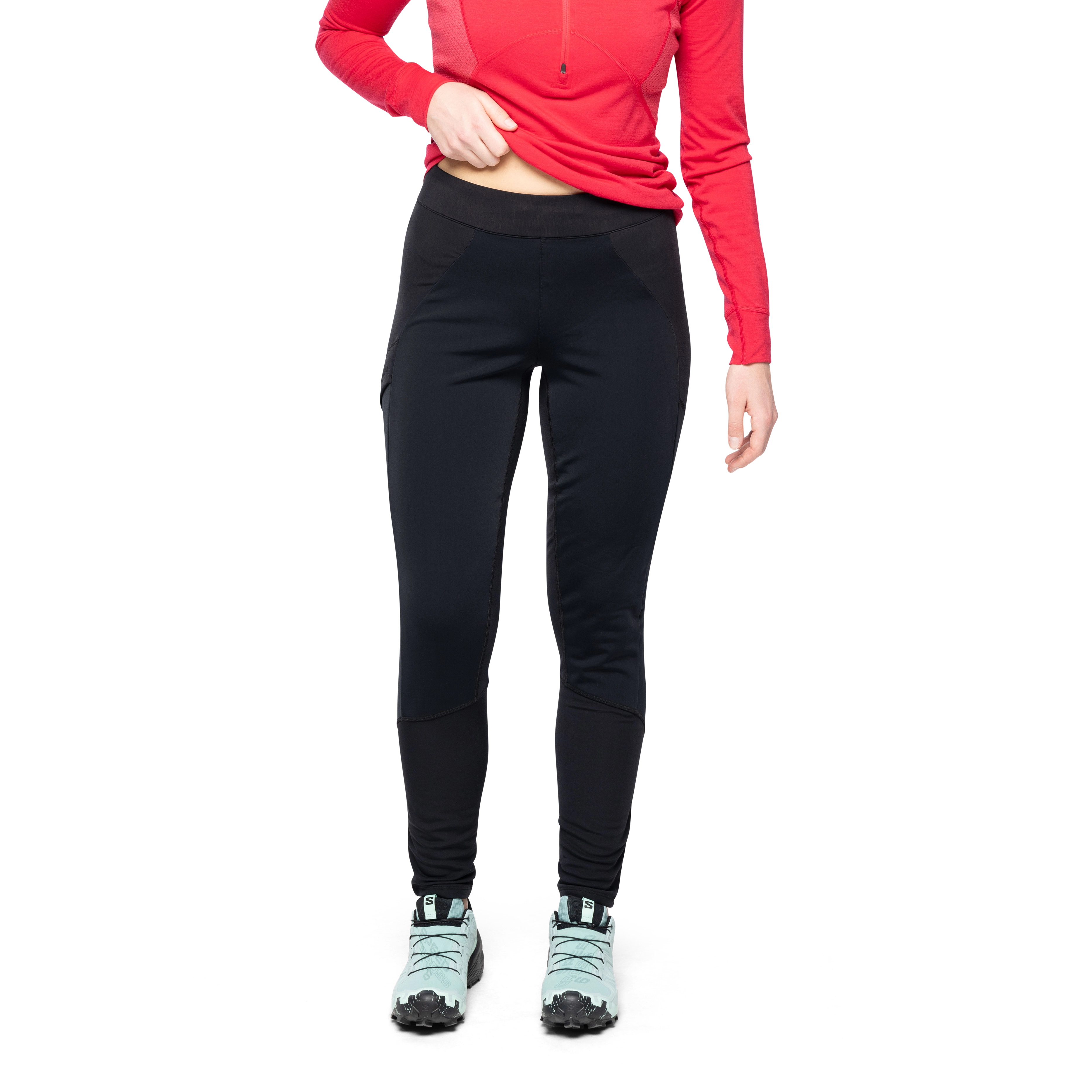 Fløyen Winter Tights Women Black