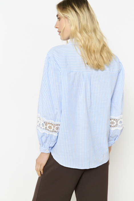 LolaLiza blauwe dames blouse