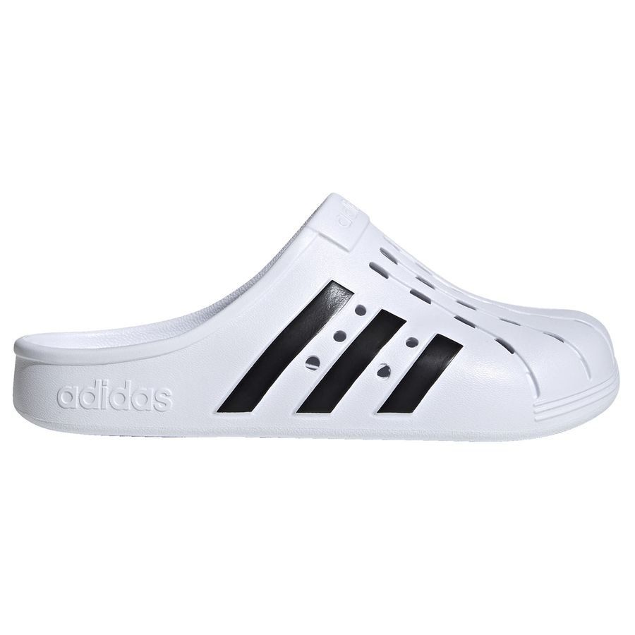 adidas adilette Clogs - Blanc/Noir