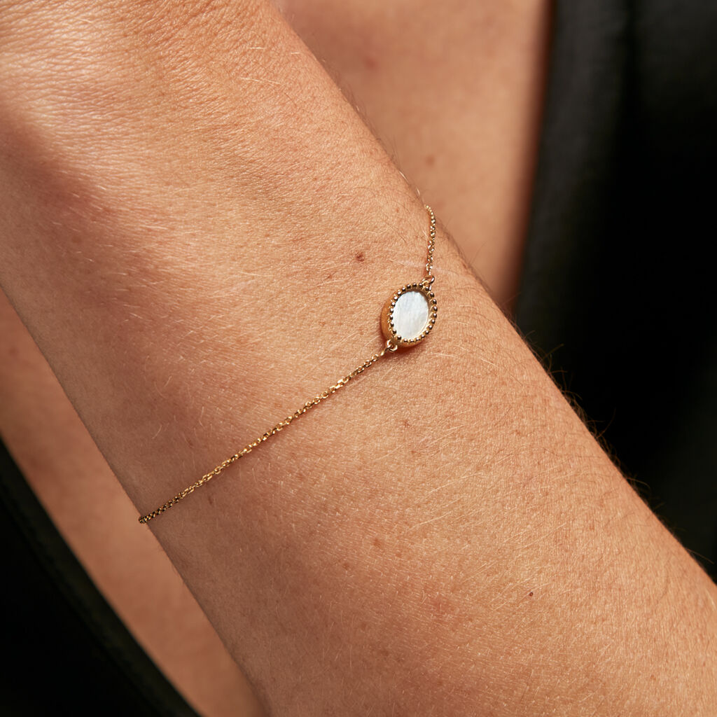 Bracelet Pernia Or Jaune Nacre