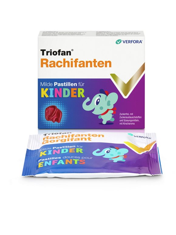 TRIOFAN Rachifanten<br>17 Stück, Pastillen