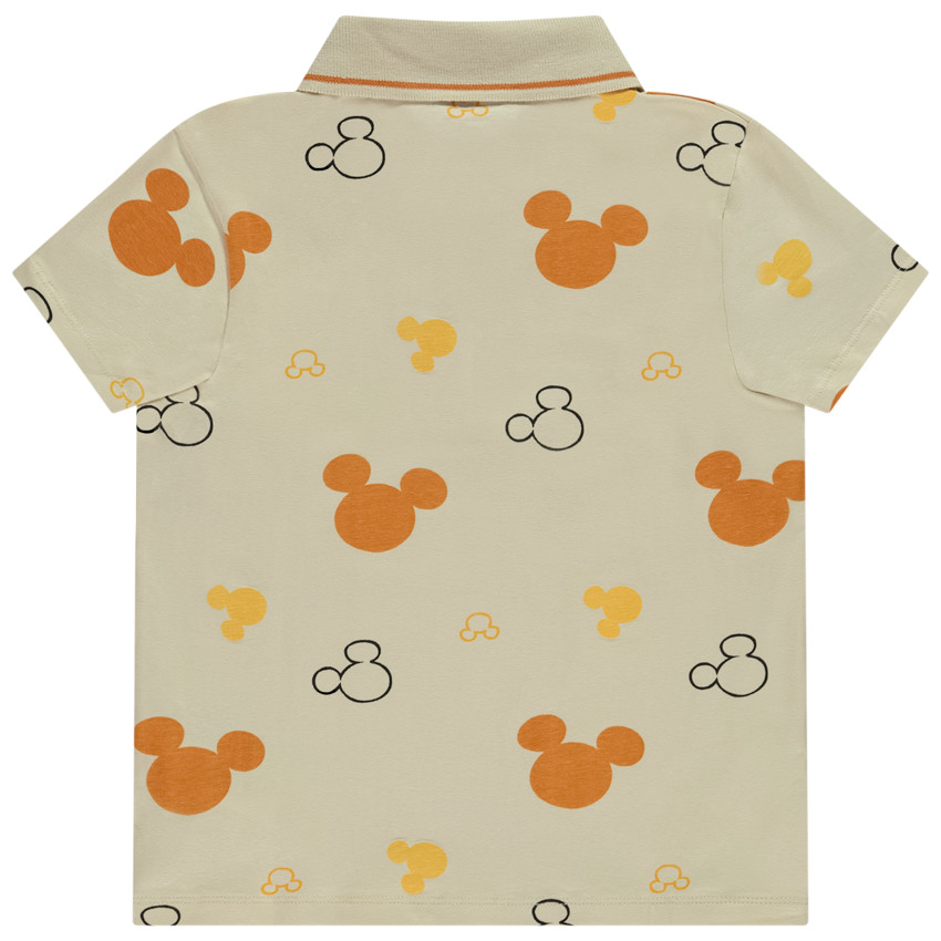 Polo manches courtes imprimé Mickey  pour garçon