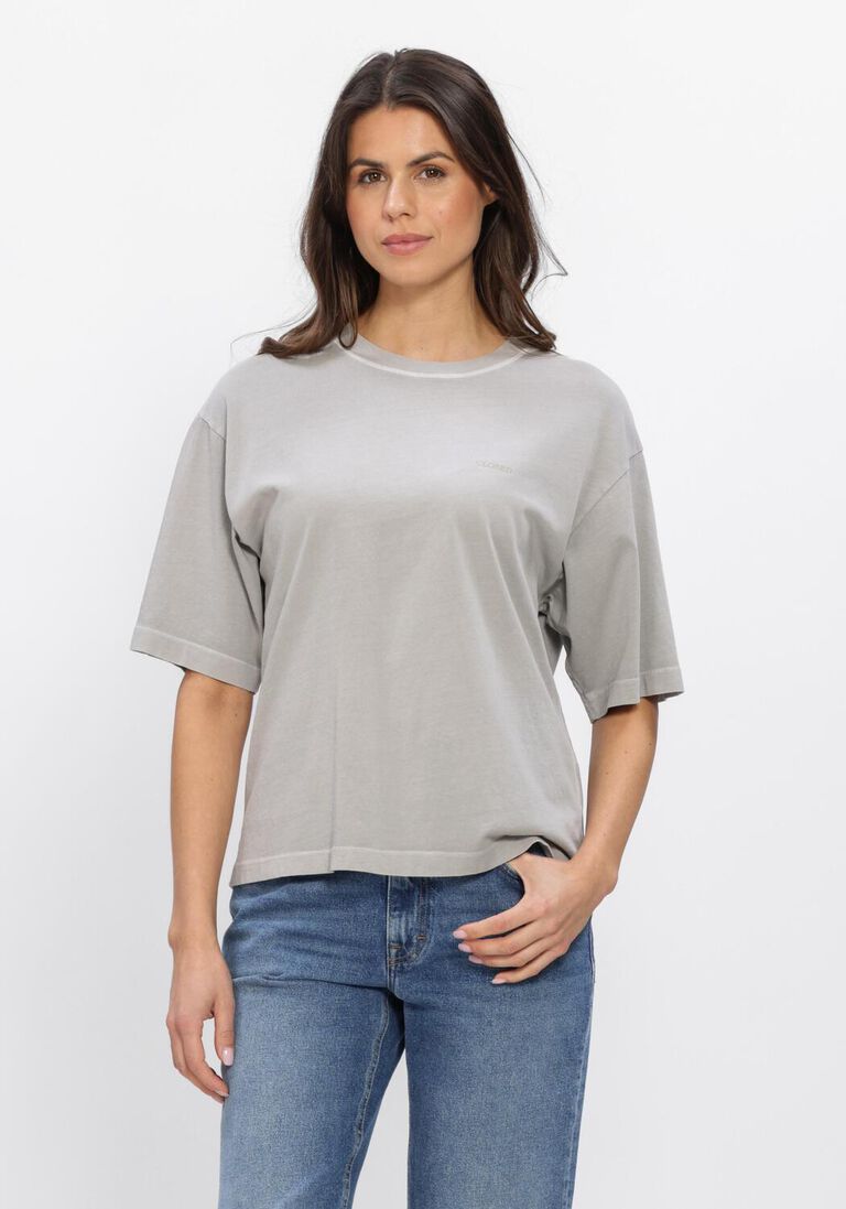 lichtgrijze closed t-shirt relaxed t shirt