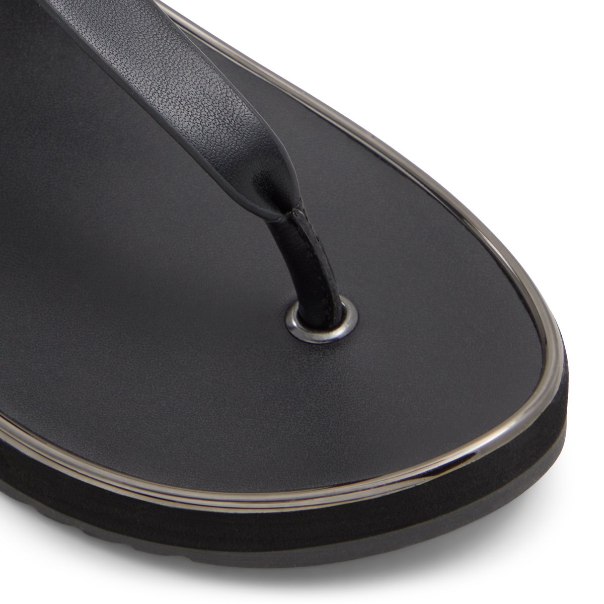 K STUDIO-Chaecan-Tongs sandales - Talon plat - Noir