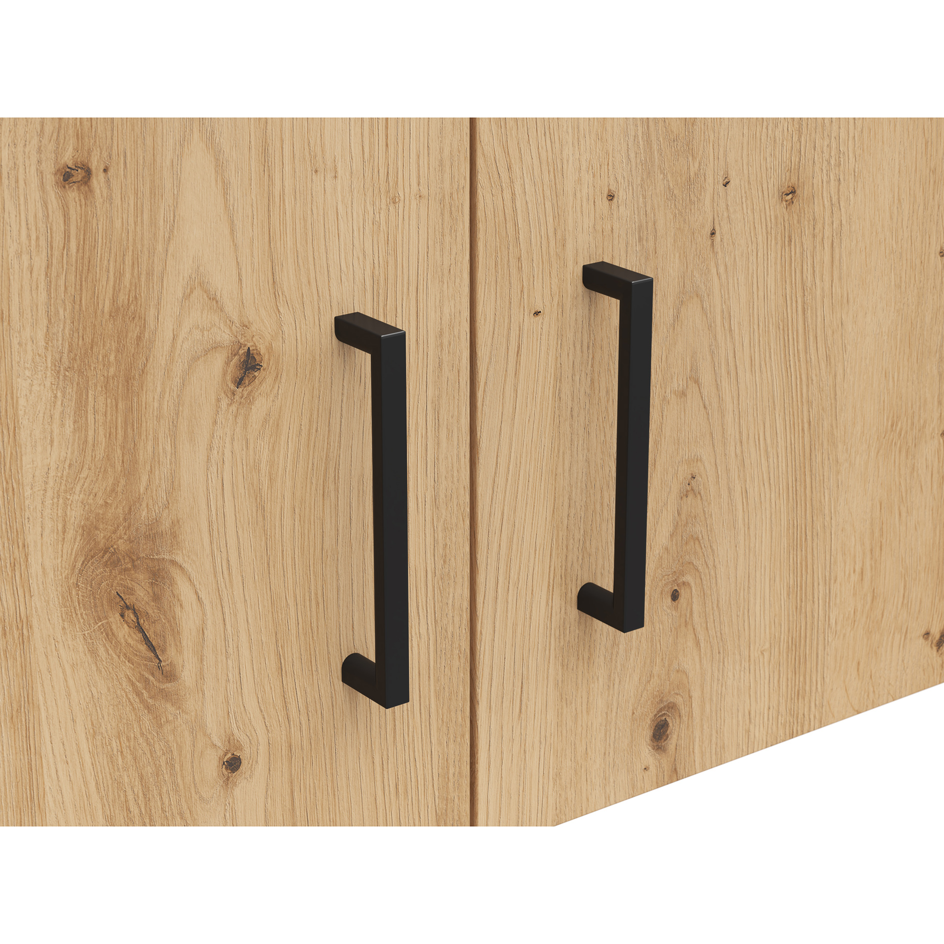 Aufsatzschrank/ Stand-Hängeelement - Artisan Eiche - 80 cm breit