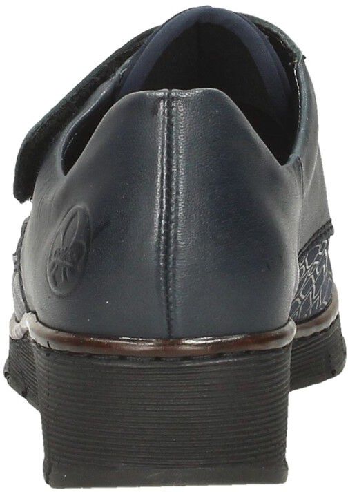 Rieker Dames klittenbandschoenen blauw