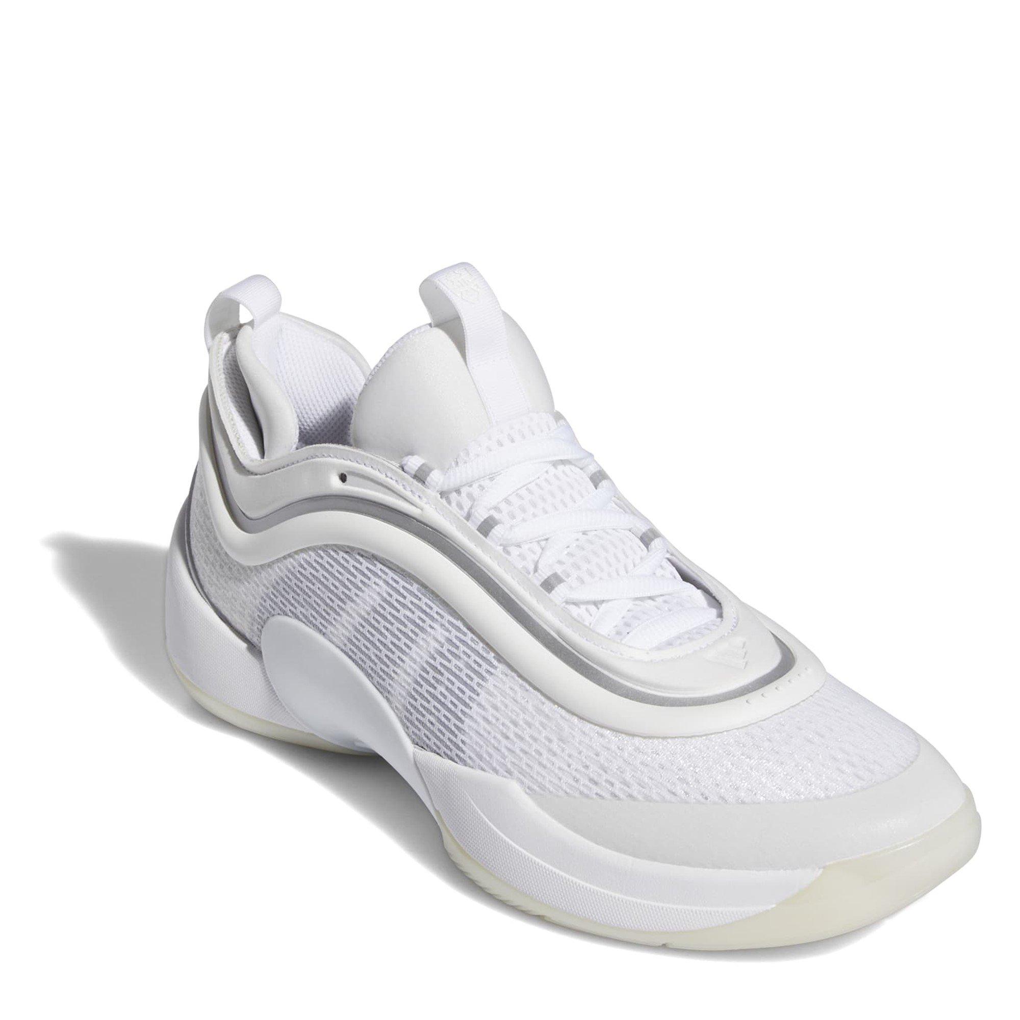 adidas D.O.N Issue #6 Triple White Basketball Shoes Juniors