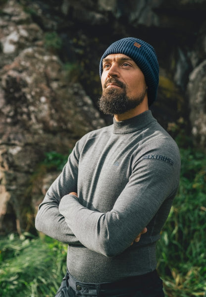 KRAFTIGT MERINOULD BASELAYER SÆT TIL MÆND