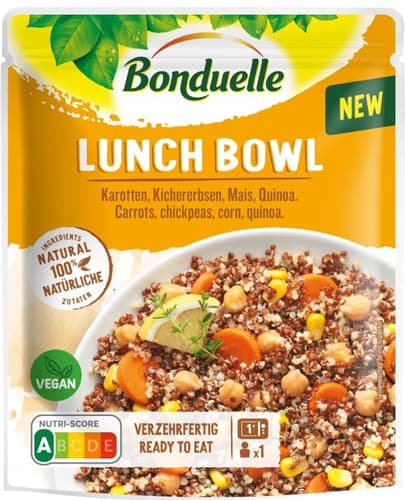 Bonduelle Lunch Bowl Quinoa, Kichererbse, Karotte