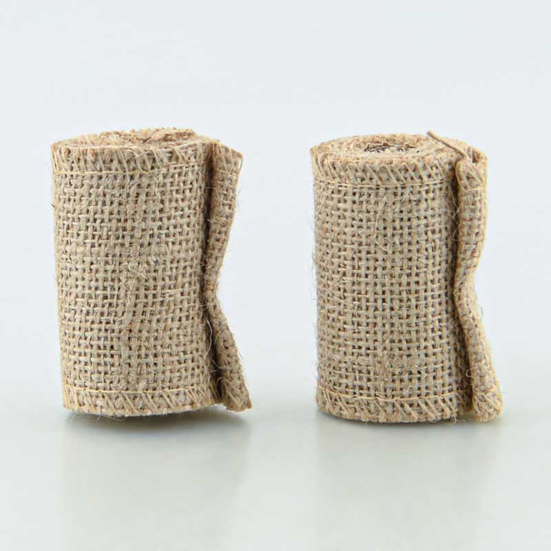 Lot de 2 rouleaux de jute