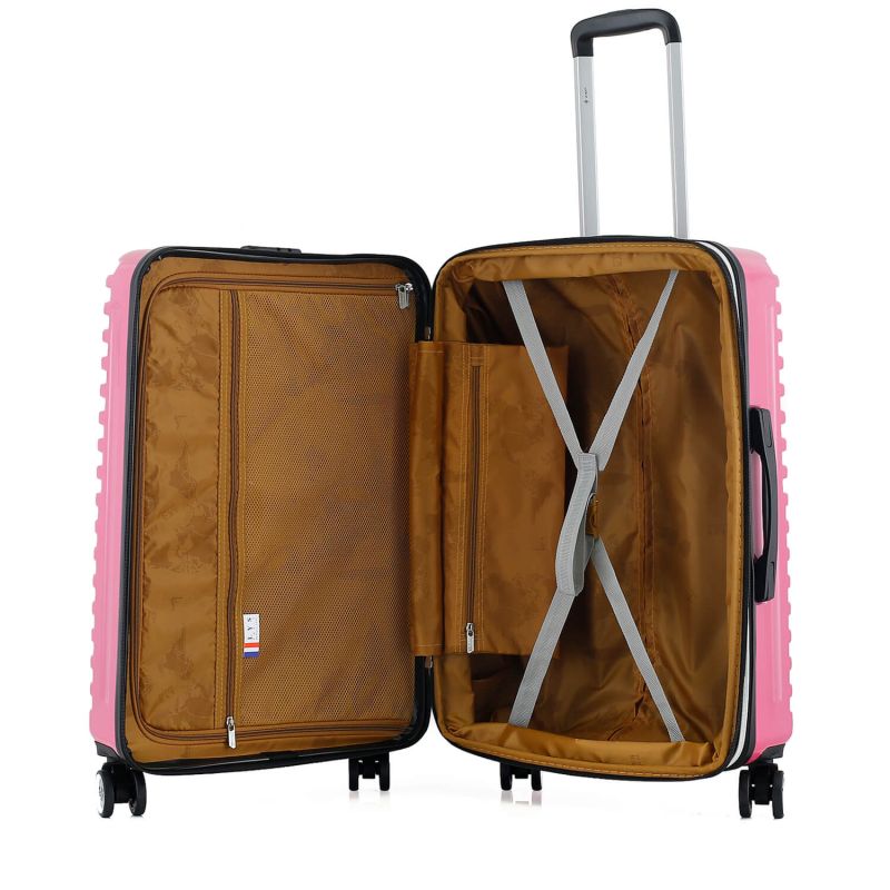 Lot de 3 valises rigides 328 55, 66 et 76 cm Fuschia
