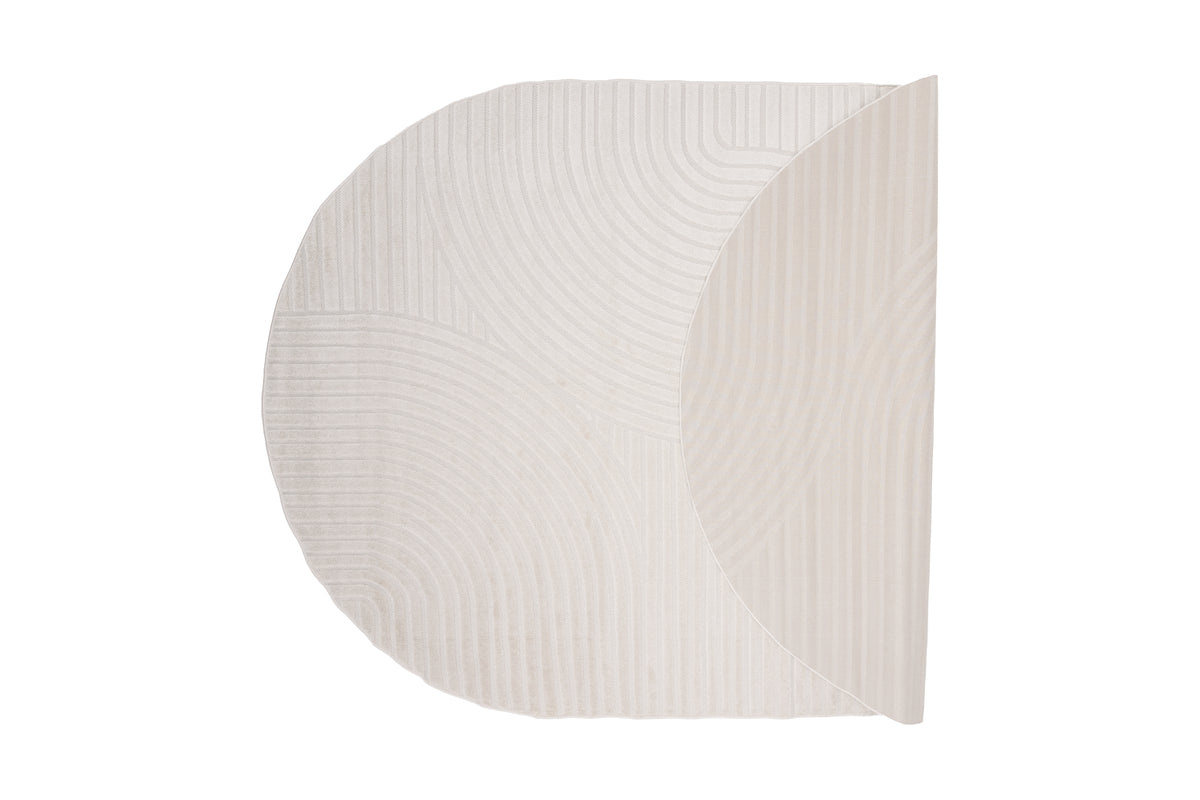 Skade Vloerkleed Ovaal 340x240 - Beige