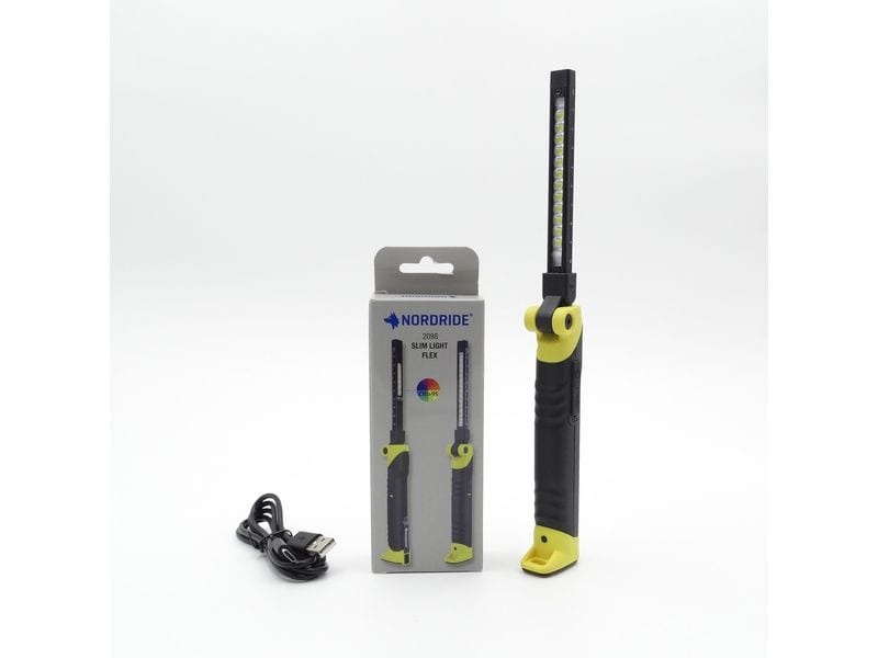 Nordride Handleuchte LED SLim Light Flex, 650 Lumen, IP65, Akku Handlampe, Taschenlampe