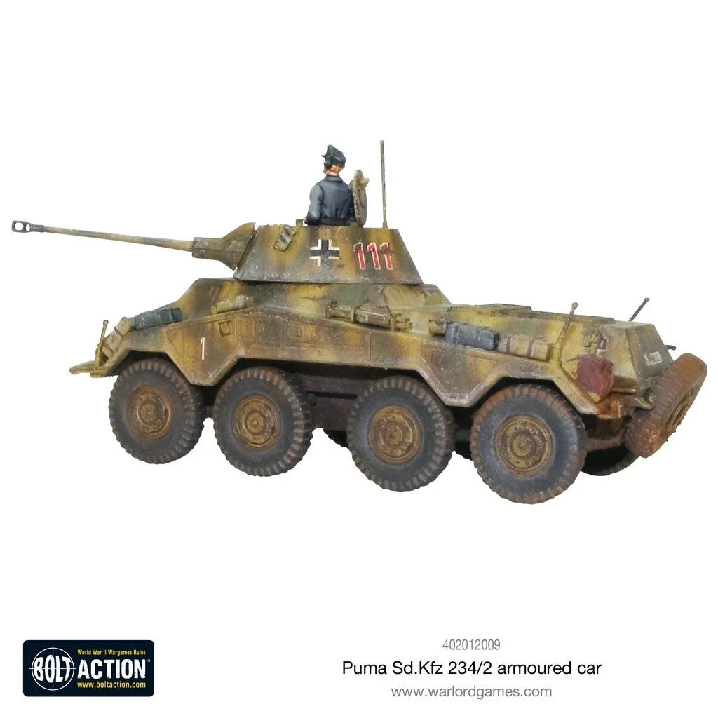 Bolt Action - German Puma Sd.Kfz 234/2 Armoured Car