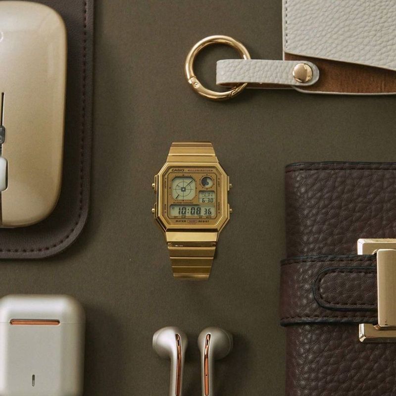 Casio - A130WEG-9AEF - Horloge - Goud - Kunststof/Roestvrijstaal