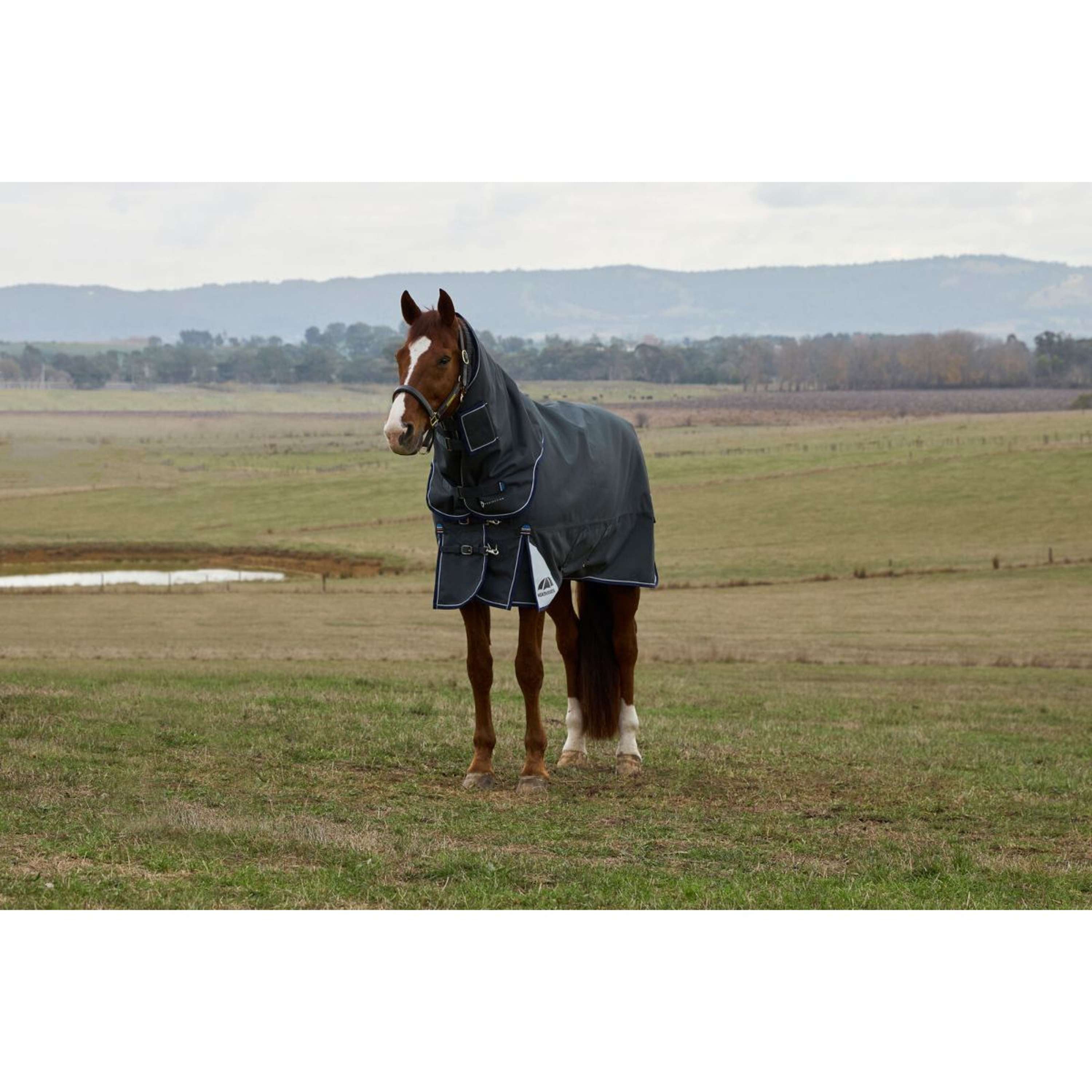 WeatherBeeta ComFiTec Ultra Turnout Detach-A-Neck 100g Charcoal