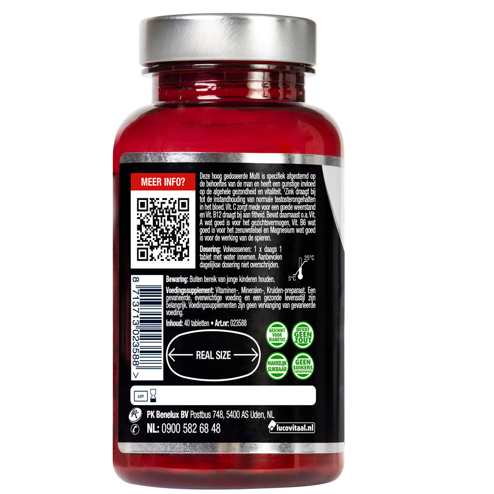 Lucovitaal Multi + Compleet Man40 tabletten