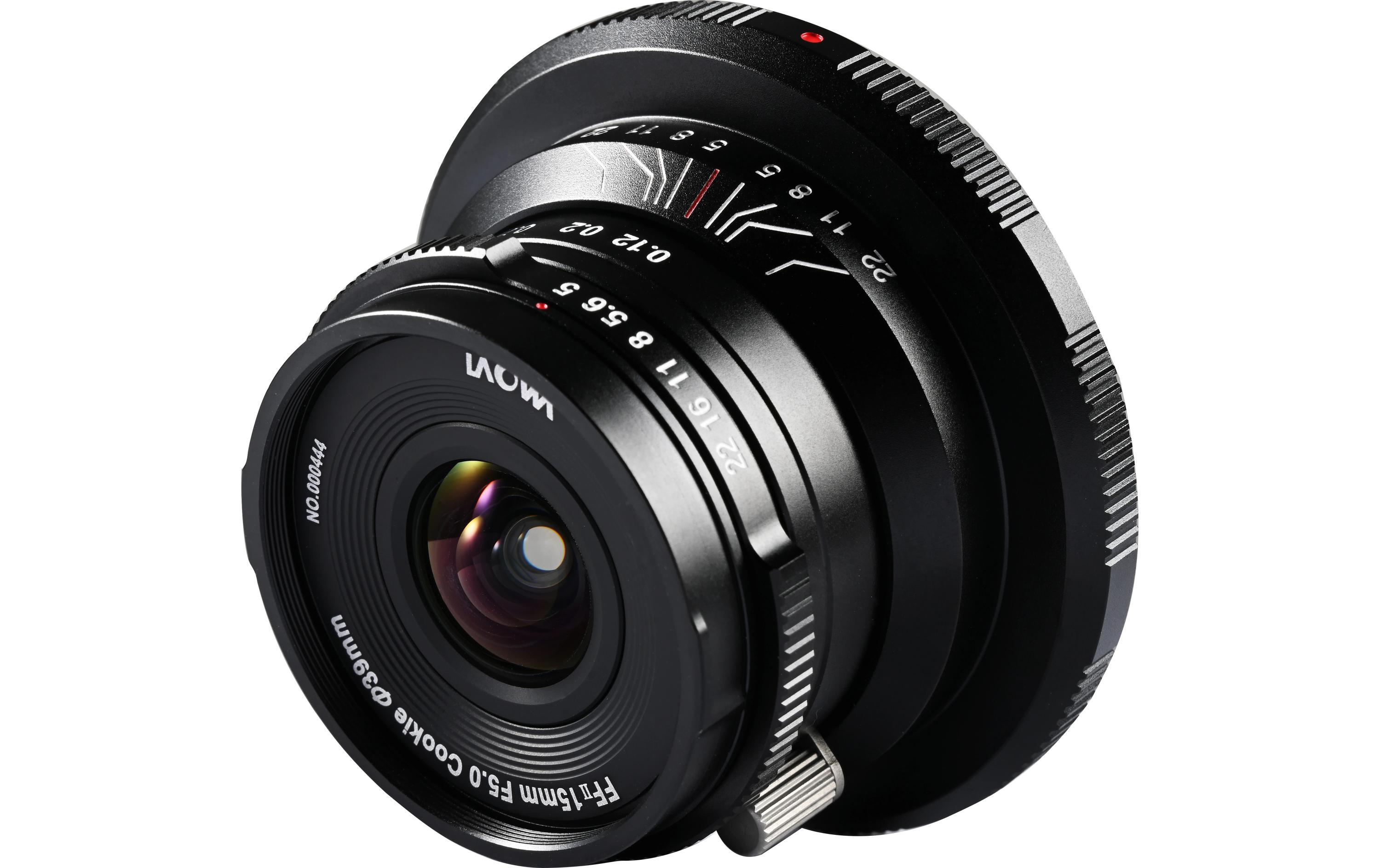 Festbrennweite 15 mm F/5 Cookie FF – Nikon Z<br>15 mm F/5 Objektiv für Nikon Z Kameras
