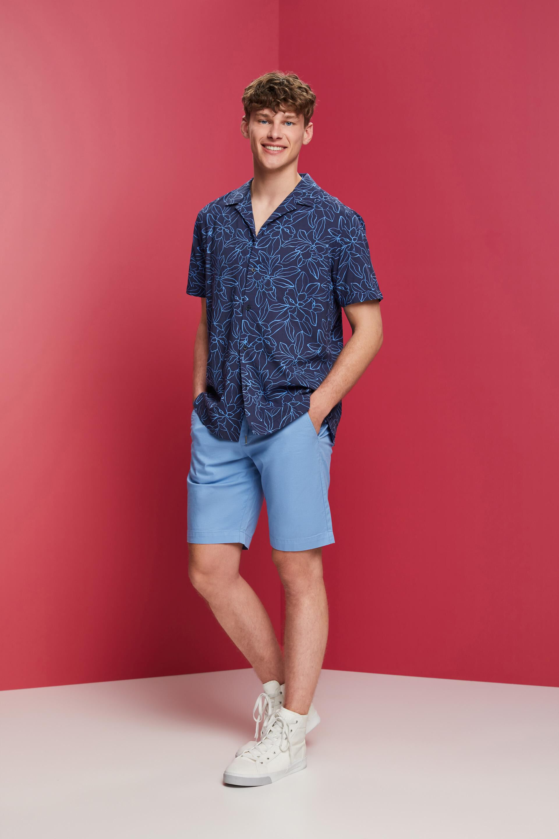 Chemise manches courtes à motif