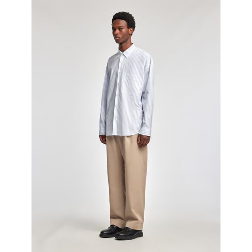Annarr Relaxroar-Poplin Skjorte, Cashmere Blue, XL