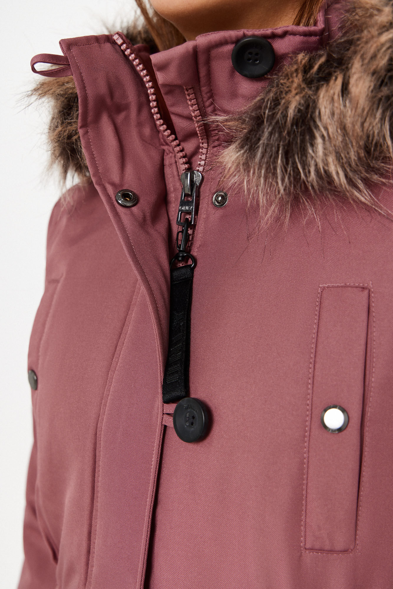 Parka com capuz