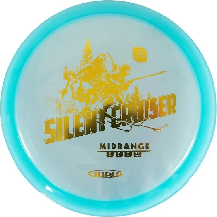 Guru Disc Golf Glacier Line Midrange Silent Cruiser Blue