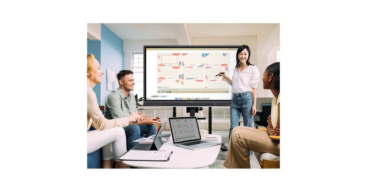 ViewSonicViewBoard IFP6552-2F EDLA 65” 4K Interactive Display  (Zwart, 3x HDMI-in, 1x HDMI-out, 1x DisplayPort, USB-A, USB-C, Touch)