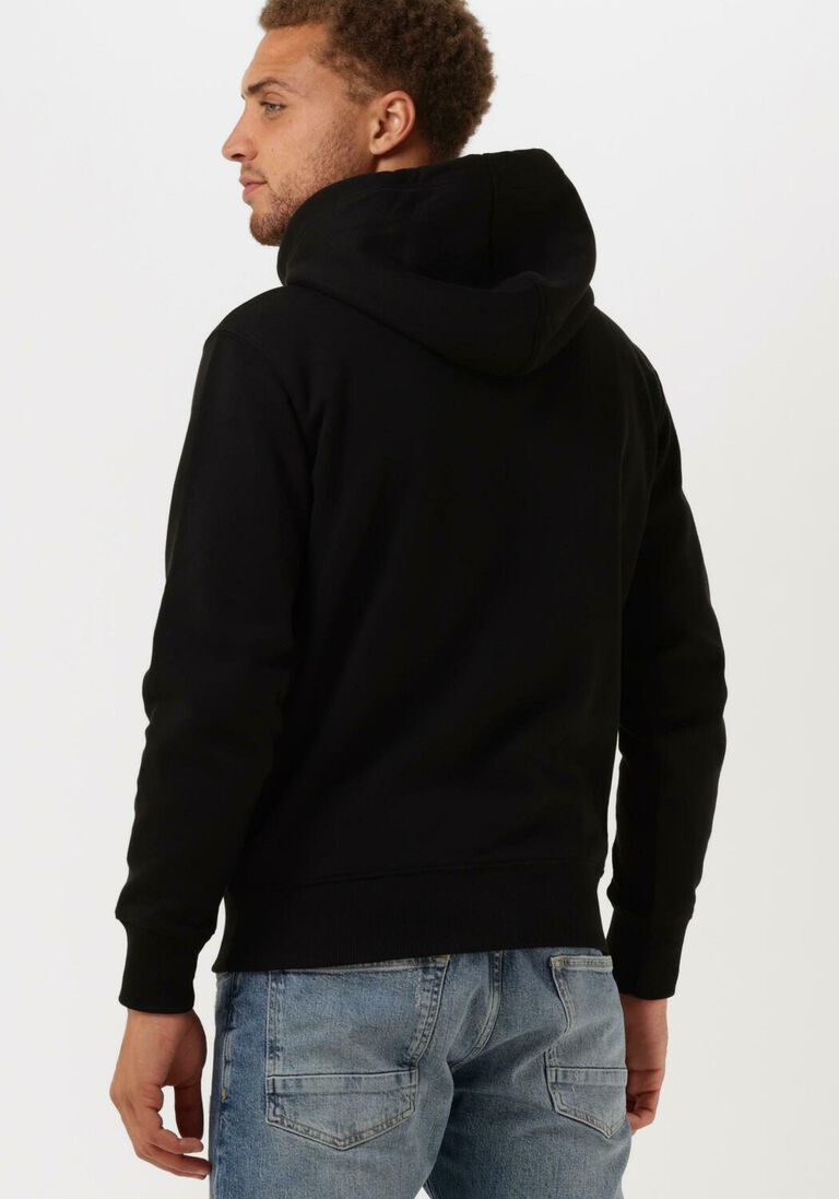 CALVIN KLEIN zwarte calvin klein sweater monogram logo hoodie