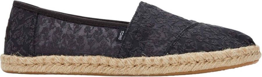TOMS Schoenen Zwart Alpargata Rope Loafers Zwart 10019818 Alpargata Rope