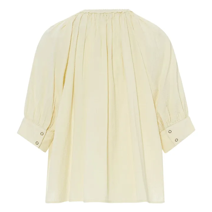 BELLEPIECE Blouse Emilia Rayures Dobby | Ecru