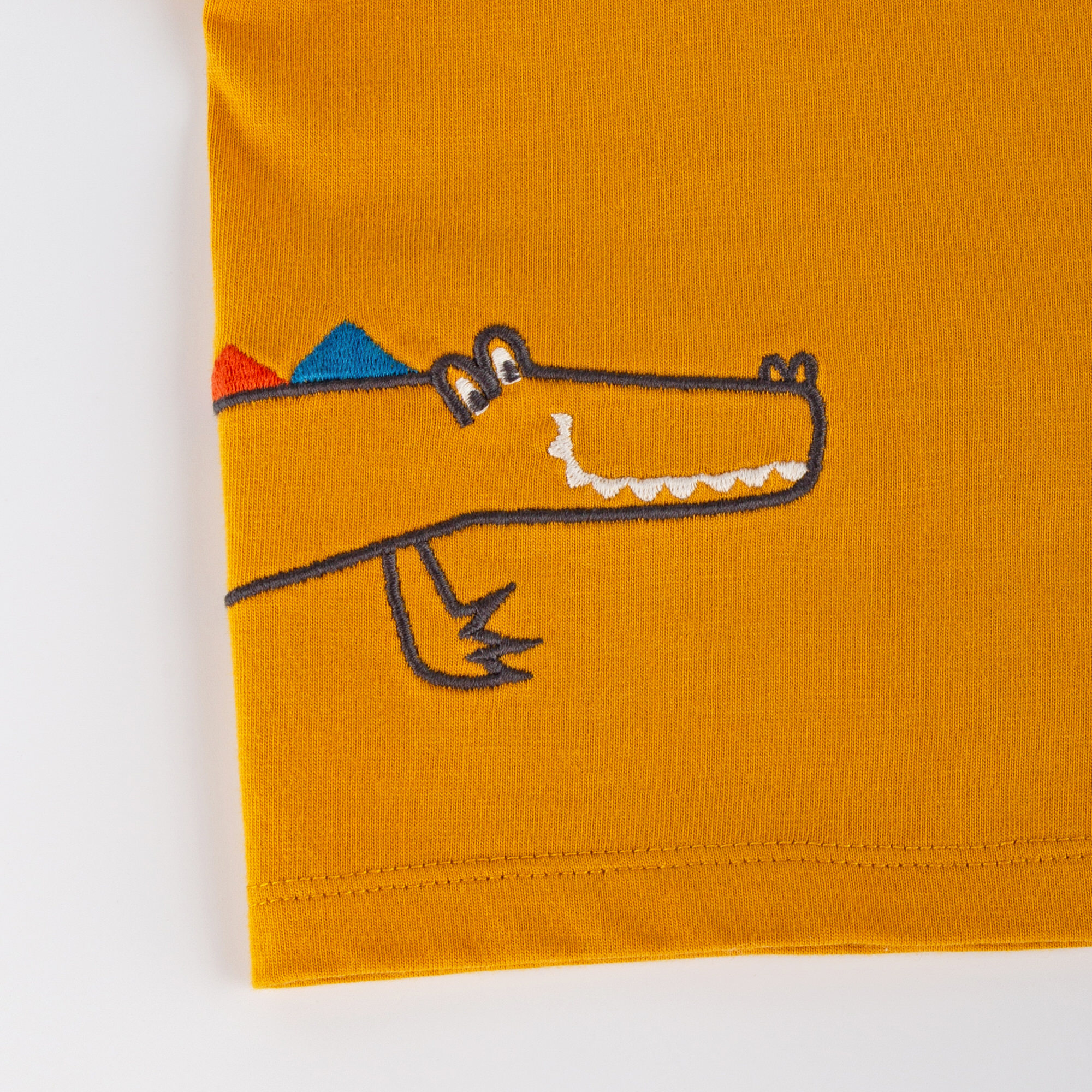 T-Shirt B - WILD CROCODILE in gelb
