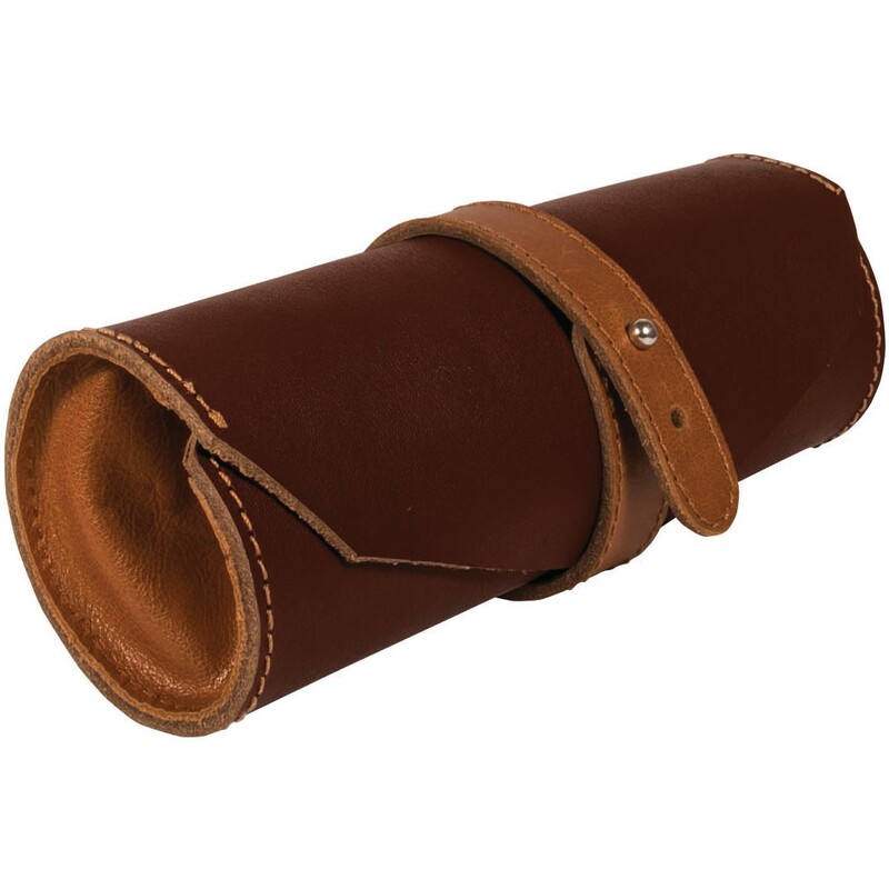 ONLINE Etui Roll Pouch, Leder, braun