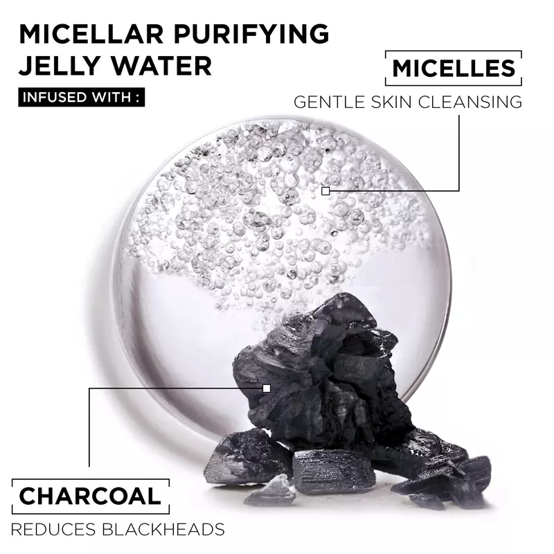Garnier SkinActive Micellar Cleansing Charcoal Jelly Water 400 ml