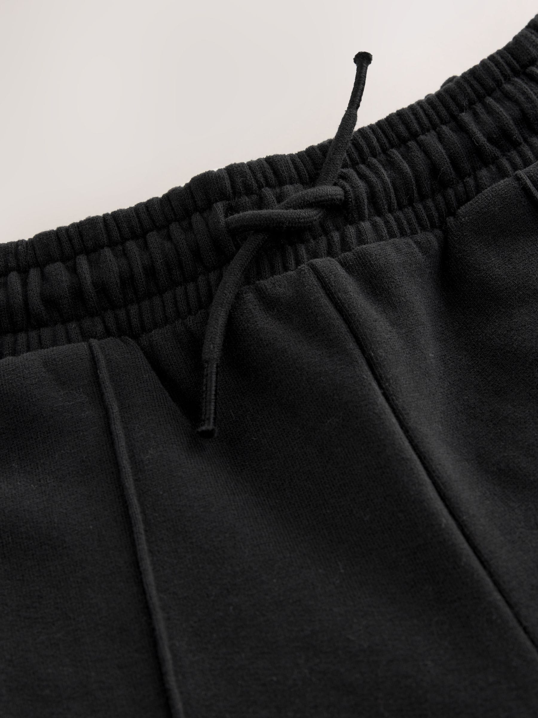 Zwart - Joggingbroek met wijde pijpen (3-16jr)