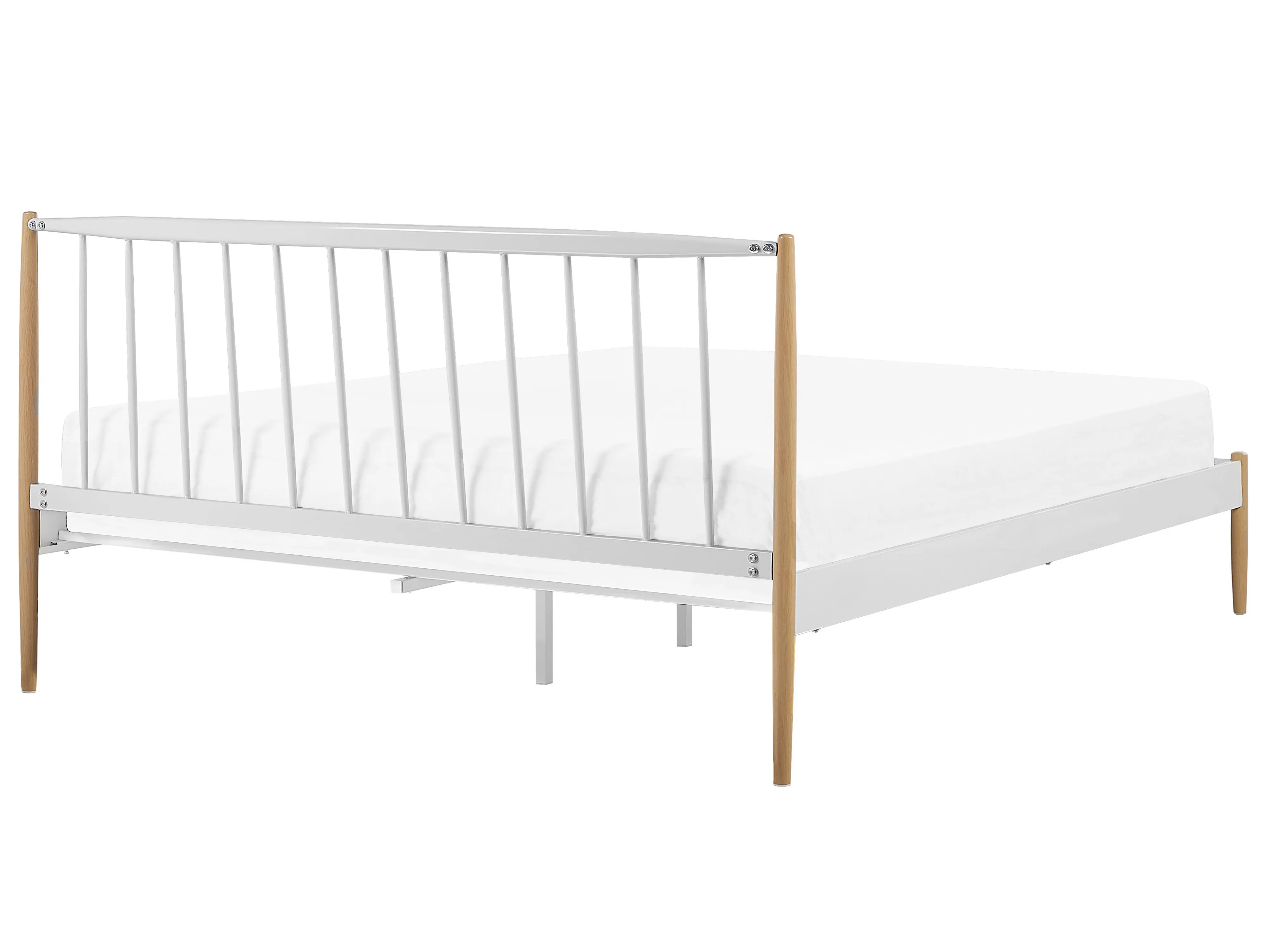 Bed Metaal MAURS 180 x 200 cm Wit