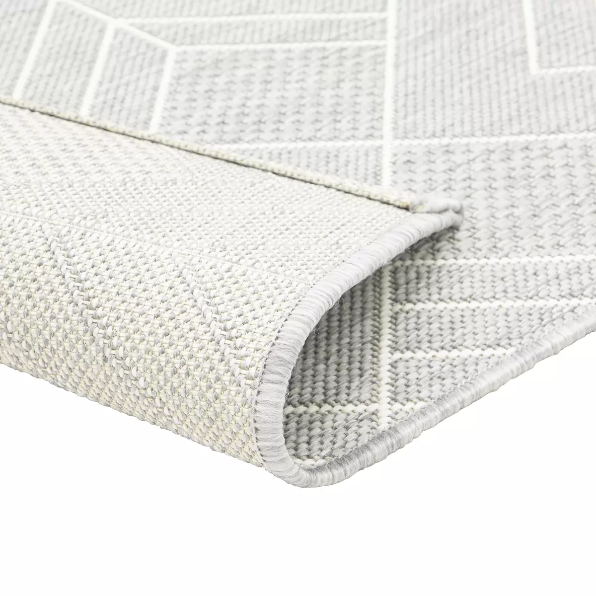 Teppich Patio Flatweave Grau