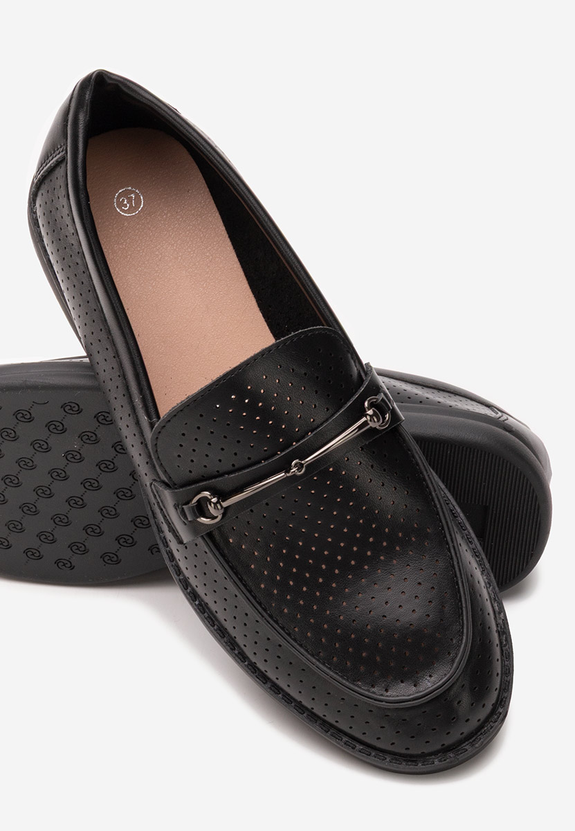 Mocassins femme noirs Morvana V2