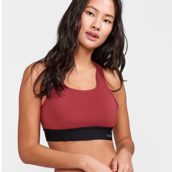 Craft Dame BH Training Bra Padded Rød