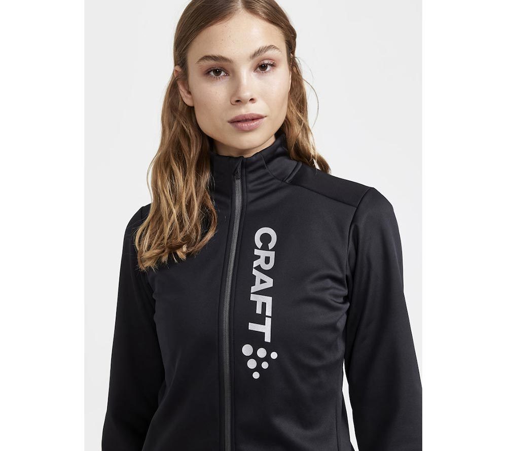 Craft Core Bike SubZ Fietsjack Zwart/Zilver Dames