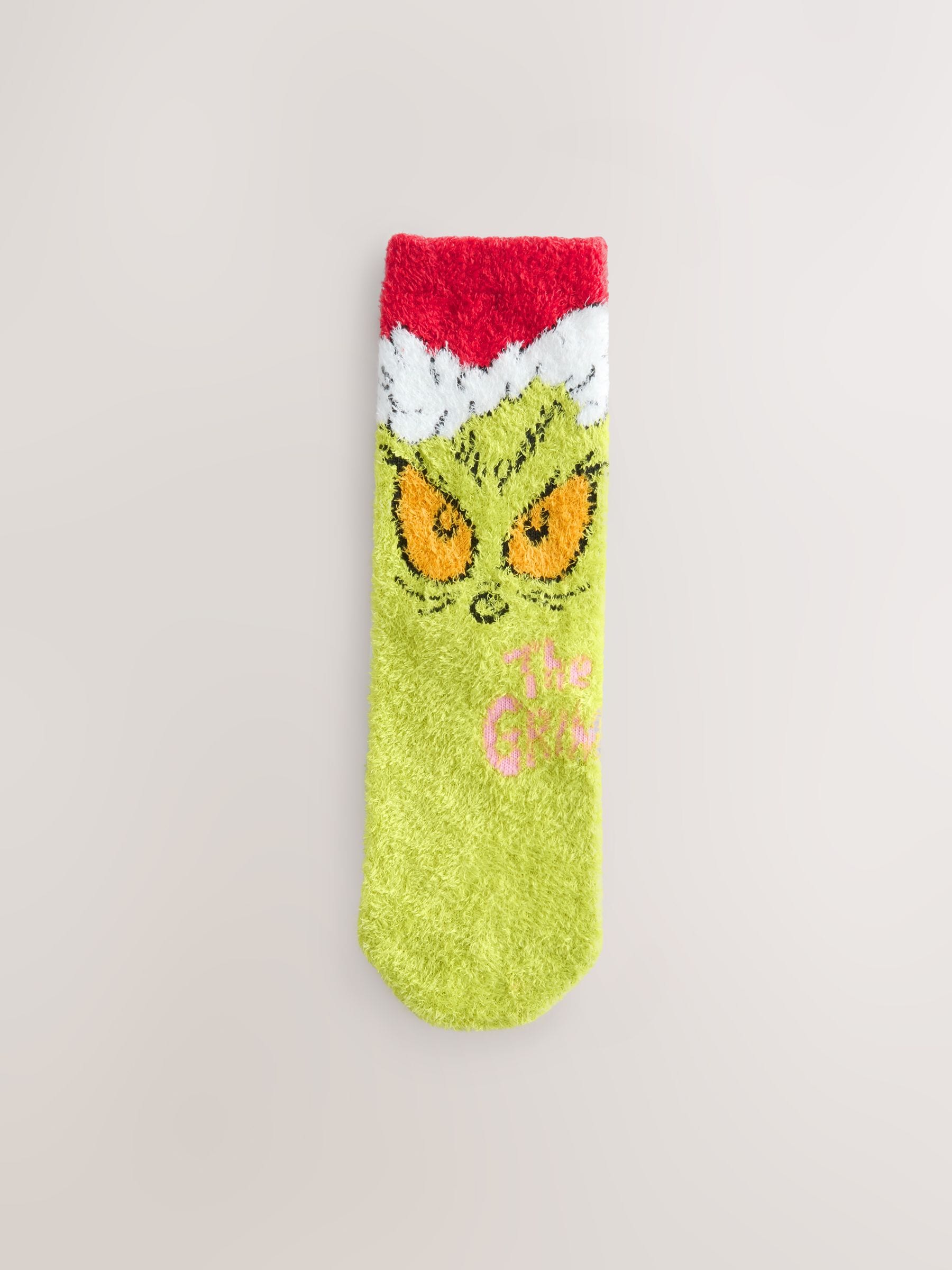 Groen - The Grinch Kerstmis knuffelsokken