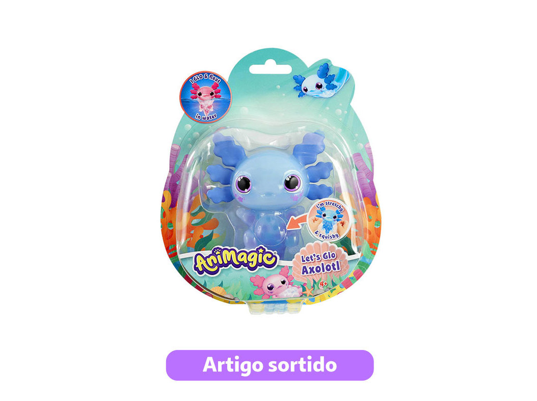 AXOLOTE ANIMAGIC INTERATIVO CORES SORTIDAS