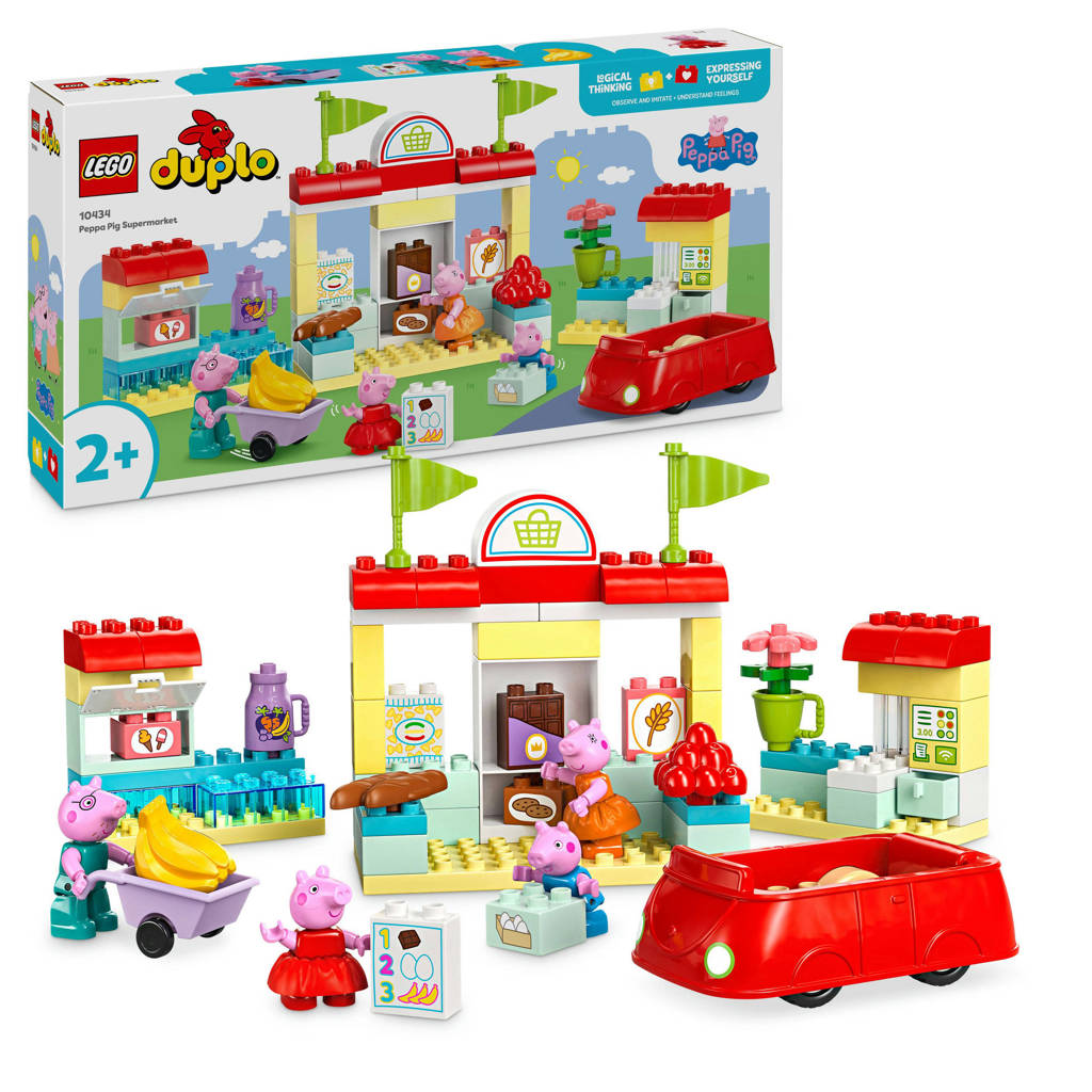 Voor de Peppa big fan!Peppa Big supermarkt Educatief Speelgoed voor Peuters vanaf 2 jaar 10434