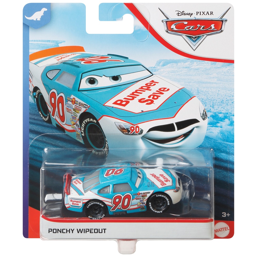 Pixar Cars 1:55 Ponchy Wipeout Diecast