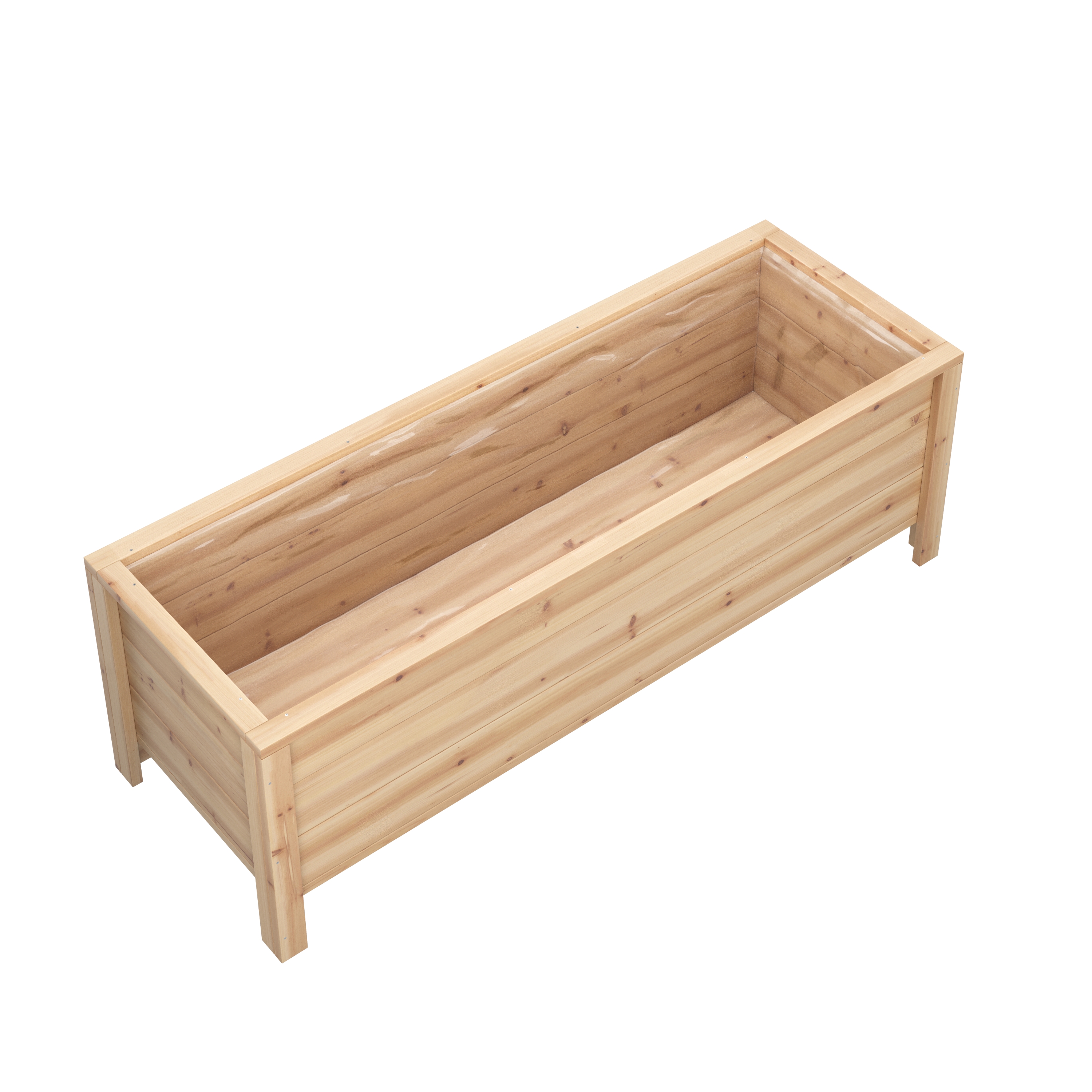 Hochbeet Holz 126 x 44 x 42 cm