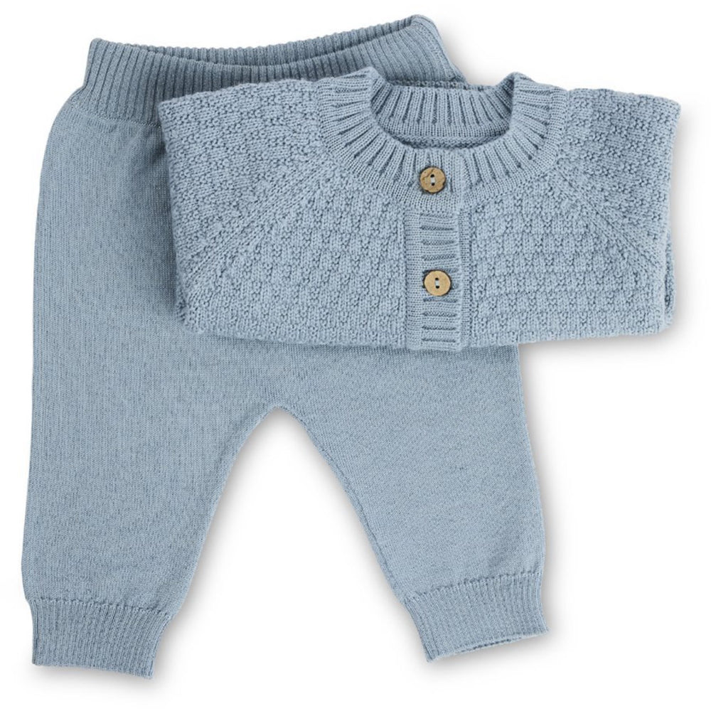 Køb Smallstuff Blue Bukser Flat Strik Merino Uld