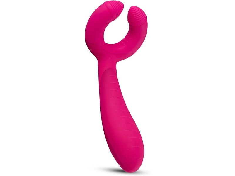 Teazers Paarvibrator Rosa Vielseitiger Paarvibrator für die Stimulation von G-Punkt, Klitoris und Penis