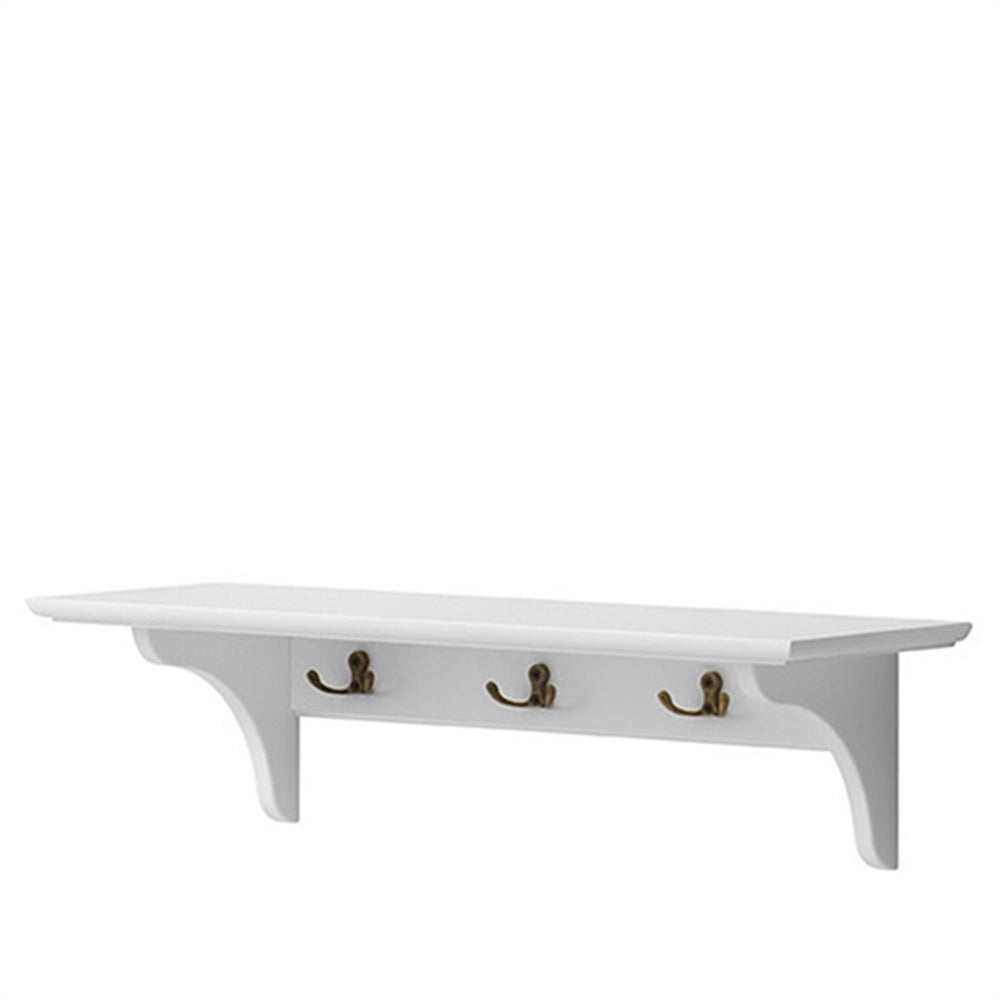 Køb Oliver Furniture Seaside Hylde m. Kroge 60x20 cm